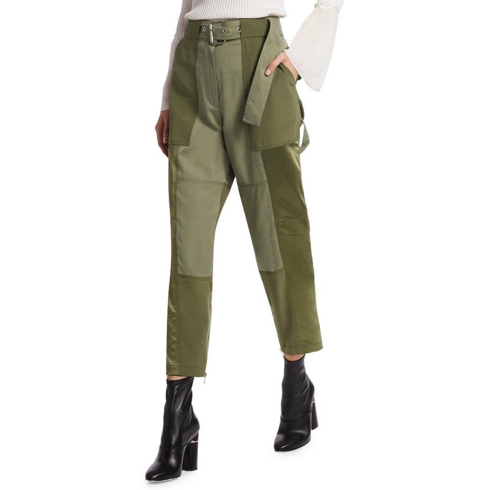 3.1 Phillip Lim Green Belted Cargo Pants $198.00 2